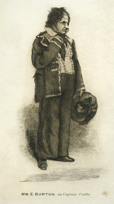 WM. E. Burton as Captain Cuttle by Unbekannt Unbekannt